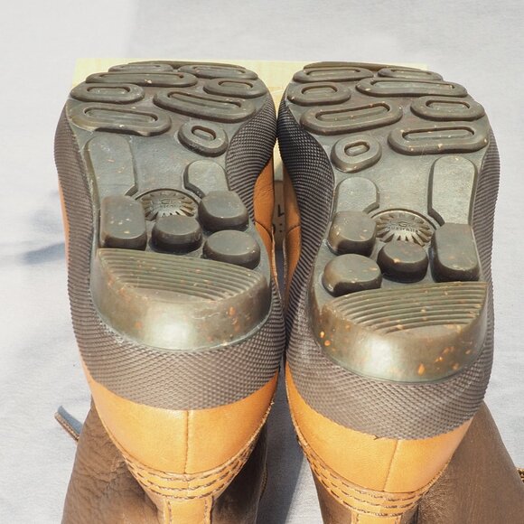 Ugg Boots Womens Size 8 Brown Leather Waterproof Shearling Adirondack Duck Hike - Picture 11 of 16
